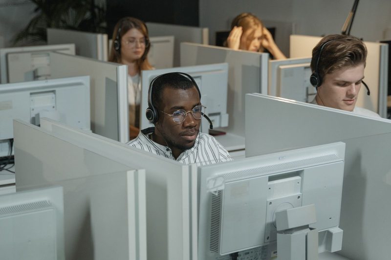 Customer service support desk handling follow-up questions