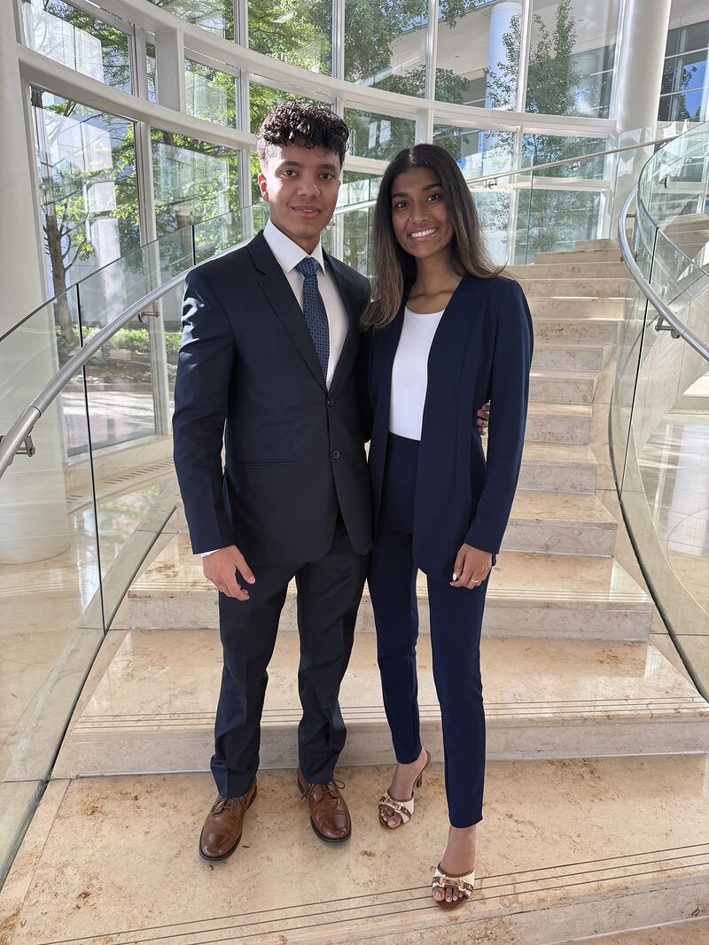 O.W.E Team representatives at the Okemos office ahead of a client campaign briefing
